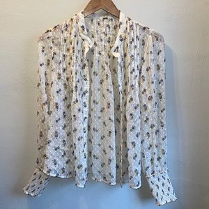 Free People Sheer Blouse